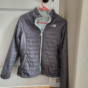 Big Girls reversible North Face Winter Coat